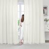 imageHVERSAILTEX Sheer Curtains 84 inches Long NoSeeThrough Farmhouse Light Filtering Drapes for Living RoomBedroom SemiSheer Privacy Window Panels with Rod Pocket Natural 2 PanelsBeige