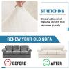 imageHVERSAILTEX Sofa Cover 4 Piece T Cushion Sofa Slipcovers Thick Velvet Couch Cover Stretch T Cushion Sofa Covers for 3 Cushion Couch with 3 Individual T Cushion Covers Burnt BrickPorcelain