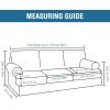 imageHVERSAILTEX Sofa Cover 4 Piece T Cushion Sofa Slipcovers Thick Velvet Couch Cover Stretch T Cushion Sofa Covers for 3 Cushion Couch with 3 Individual T Cushion Covers Burnt BrickCamel