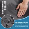 imageHVERSAILTEX Sofa Cover 4 Piece T Cushion Sofa Slipcovers Thick Velvet Couch Cover Stretch T Cushion Sofa Covers for 3 Cushion Couch with 3 Individual T Cushion Covers Burnt BrickNeutral Gray