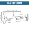 imageHVERSAILTEX Sofa Cover 4 Piece T Cushion Sofa Slipcovers Thick Velvet Couch Cover Stretch T Cushion Sofa Covers for 3 Cushion Couch with 3 Individual T Cushion Covers Burnt BrickBronze Brown