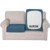 imageHVERSAILTEX Suede Stretch Couch Cushion Covers Sofa Cushion Covers Replacement Sectional Couch Seat Cover Protector Slipcovers for Pets Washable 3 Piece Sofa Covers for 3 Cushion NaturalStone Blue