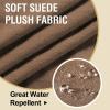 imageHVERSAILTEX Suede Stretch Couch Cushion Covers Sofa Cushion Covers Replacement Sectional Couch Seat Cover Protector Slipcovers for Pets Washable 3 Piece Sofa Covers for 3 Cushion NaturalMocha