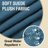 imageHVERSAILTEX Suede Stretch Couch Cushion Covers Sofa Cushion Covers Replacement Sectional Couch Seat Cover Protector Slipcovers for Pets Washable 3 Piece Sofa Covers for 3 Cushion NaturalStone Blue