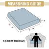 imageHVERSAILTEX Suede Stretch Couch Cushion Covers Sofa Cushion Covers Replacement Sectional Couch Seat Cover Protector Slipcovers for Pets Washable 3 Piece Sofa Covers for 3 Cushion NaturalVintage Clay