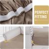 imageHVERSAILTEX Suede Stretch Couch Cushion Covers Sofa Cushion Covers Replacement Sectional Couch Seat Cover Protector Slipcovers for Pets Washable 3 Piece Sofa Covers for 3 Cushion NaturalSand