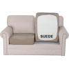 imageHVERSAILTEX Suede Stretch Couch Cushion Covers Sofa Cushion Covers Replacement Sectional Couch Seat Cover Protector Slipcovers for Pets Washable 3 Piece Sofa Covers for 3 Cushion NaturalSand