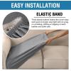 imageHVERSAILTEX Waterproof Sofa Seat Cushion Covers Sofa Covers for Seating Couch Cushion Slipcover Protectors Non Slip Cushion Cover Made of Looped Fleece Fabric Durable Sturdy 3 Pack GreyGrey
