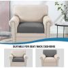 imageHVERSAILTEX Waterproof Sofa Seat Cushion Covers Sofa Covers for Seating Couch Cushion Slipcover Protectors Non Slip Cushion Cover Made of Looped Fleece Fabric Durable Sturdy 3 Pack GreyGrey