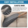 imageHVERSAILTEX Waterproof Sofa Seat Cushion Covers Sofa Covers for Seating Couch Cushion Slipcover Protectors Non Slip Cushion Cover Made of Looped Fleece Fabric Durable Sturdy 3 Pack GreyCharcoal