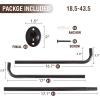 imageHVERSAILTEX Wrap Around Black Curtain Rod for Windows 185 to 435 Inch 34 Inch Adjustable Heavy Duty Blackout Curtain Rods Telescoping Curved Drapery Rods for Bedroom InoorOutdoorBronze