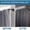 imageHVERSAILTEX Wrap Around Black Curtain Rod for Windows 185 to 435 Inch 34 Inch Adjustable Heavy Duty Blackout Curtain Rods Telescoping Curved Drapery Rods for Bedroom InoorOutdoorBronze