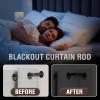 imageHVERSAILTEX Wrap Around Black Curtain Rod for Windows 185 to 435 Inch 34 Inch Adjustable Heavy Duty Blackout Curtain Rods Telescoping Curved Drapery Rods for Bedroom InoorOutdoorBronze