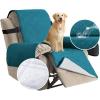 imageHVERSAILTEX 100 Waterproof Recliner Chair Cover NonSlip Reclining Cover for Recliner Chair Washable Dog Chair Cover Stay in Place Ideal Furniture Protector with Elastic Straps Recliner BlackDark Teal