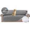 imageHVERSAILTEX 100 Waterproof Sofa Slipcover Washable Loveseat Cover for 2 Cushion Cover NonSlip Furniture Protector with Puppy Paw Silicone Backing Couch Cover for Pets Dogs Loveseat BlackDove