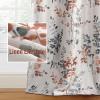 Floral in Grey/Coral