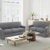 imageHVERSAILTEX Couch Cover Set for Sofa and Loveseat Stretch 4 Piece Sofa Covers for 3 Cushion Couch3 Piece Loveseat Covers for 2 Cushion Couch Feature Thicker Jacquard Fabric DoveDove