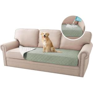 imageHVERSAILTEX Cooling Dog Blanket Soft Dog Bed Cover Cold Sofa Couch Cover for Dogs Washable NonSlip Pet Blanket for Sofa Furniture 32quot x 74quot Glacier GraySage