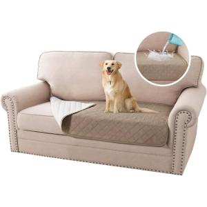 imageHVERSAILTEX Cooling Dog Blanket Soft Dog Bed Cover Cold Sofa Couch Cover for Dogs Washable NonSlip Pet Blanket for Sofa Furniture 32quot x 74quot Glacier GrayKhaki