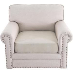 imageHVERSAILTEX Suede Stretch Couch Cushion Covers Sofa Cushion Covers Replacement Sectional Couch Seat Cover Protector Slipcovers for Pets Washable 3 Piece Sofa Covers for 3 Cushion NaturalNatural