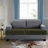 imageHVERSAILTEX Stretch Velvet 3 Piece T Cushion Sofa Slipcovers for Living Room Individually Sofa Covers for 3 Cushion Seat Cushion Covers Stay with Elastic Bands Sofa MochaOlive