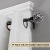 imageHVERSAILTEX Single Window Treatment Rod Set Sparkling Mosaic 34  Inch Diamter and Adjustable Length