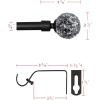 imageHVERSAILTEX Single Window Treatment Rod Set Sparkling Mosaic 34  Inch Diamter and Adjustable Length