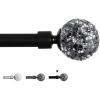 imageHVERSAILTEX Single Window Treatment Rod Set Sparkling Mosaic 34  Inch Diamter and Adjustable Length