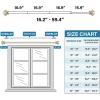 imageHVERSAILTEX Curtain Rods for Windows 162 to 594 Inches 34quot inch Diameter Adjustable Heavy Duty Drapery Rods Splicing Curtains Rods with Easy Install Design Extendable Curtain Rod WhitePale Gold