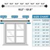 imageHVERSAILTEX Curtain Rods for Windows 162 to 594 Inches 34quot inch Diameter Adjustable Heavy Duty Drapery Rods Splicing Curtains Rods with Easy Install Design Extendable Curtain Rod WhiteMatte Black