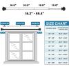 imageHVERSAILTEX Curtain Rods for Windows 162 to 594 Inches 34quot inch Diameter Adjustable Heavy Duty Drapery Rods Splicing Curtains Rods with Easy Install Design Extendable Curtain Rod WhiteMatte Black