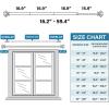imageHVERSAILTEX Curtain Rods for Windows 162 to 594 Inches 34quot inch Diameter Adjustable Heavy Duty Drapery Rods Splicing Curtains Rods with Easy Install Design Extendable Curtain Rod WhiteBrushed Nickel
