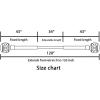 imageHVERSAILTEX Window Treatment Single Curtain Rod Set Telescoping Curtain Rod with Carved Hollow Ball Finials Adjustable Length from 48 to 84Inch 34 Inch Diameter Champagne GoldPewter