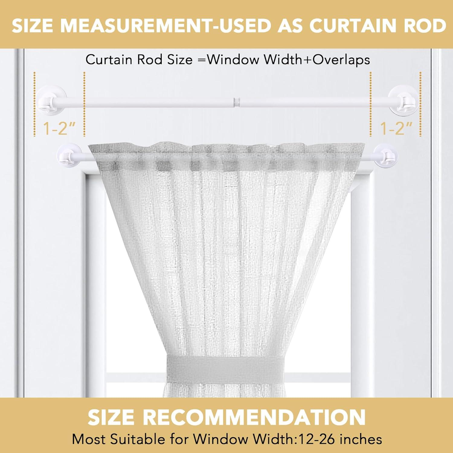 imageHVERSAILTEX 1 PACK Magnetic Curtain Rods for Metal Doors 16quot to 28quot 12 Inch Diameter Adjustable French Door Curtain Rod for Classroom Whiteboard Magnetic Cafe Rod Towel Bar Holder BlackWhite