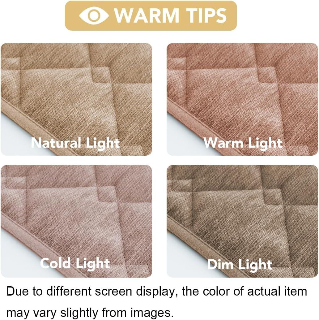 imageHVERSAILTEX Couch Cover Chenille Pet Fuzzy Sofa Covers for 3 Cushion Couch Anti Slip Washable Sofa Slipcovers with Strap Soft Couch Protector Cover for Dogs Cats Kids36quot x 82quot GreyKhaki