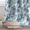 imageHVERSAILTEX Blackout Curtains 63 Inch Length 2 Panels Set Floral Print Drapes Farmhouse for Living Room Grommet Room Darkening Curtains Vintage Boho Window Treatment2 Panels NavyTeal