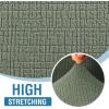 imageHVERSAILTEX Jacquard Sofa Slipcover with Waterproof Seat Furniture Protector 1 Piece Stretch Sofa Covers with Elastic Bottom for Kids Pets DogSofa IvorySea Grass