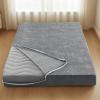 imageHVERSAILTEX Twin Size Armless Futon Mattress Covers for Traditional Japanese Futon Mattress Soft Chenille Couch Slipcovers Floor Mats Sofa Protector Zippered Sleeper Sofa CoverGreyGrey
