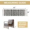 imageHVERSAILTEX Bohemian Armless Accent Chair Cover Geometric Diamond Polycotton Couch Covers for Sofa with Tassels Dog Couch Cover Protector Weaving Throw Blanket All Season1 Pack 24quot63quotBlueTanBlackWhite