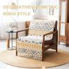 imageHVERSAILTEX Bohemian Armless Accent Chair Cover Geometric Diamond Polycotton Couch Covers for Sofa with Tassels Dog Couch Cover Protector Weaving Throw Blanket All Season1 Pack 24quot63quotBlueTanGreyYellow