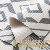 imageHVERSAILTEX Bohemian Armless Accent Chair Cover Geometric Diamond Polycotton Couch Covers for Sofa with Tassels Dog Couch Cover Protector Weaving Throw Blanket All Season1 Pack 24quot63quotBlueTanGreyYellow