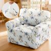 imageHVERSAILTEX Printed Chair Covers for Living Room Floral Pattern Sofa Slipcovers Stretch Couch Covers Washable Couch Protector for DogsGarden BlissBlueChairVintage Petalyellow