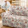 imageHVERSAILTEX Printed Chair Covers for Living Room Floral Pattern Sofa Slipcovers Stretch Couch Covers Washable Couch Protector for DogsGarden BlissBlueChairSunkissed Floral