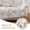 imageHVERSAILTEX Printed Chair Covers for Living Room Floral Pattern Sofa Slipcovers Stretch Couch Covers Washable Couch Protector for DogsGarden BlissBlueChairChic Bloomsom
