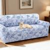 imageHVERSAILTEX Printed Chair Covers for Living Room Floral Pattern Sofa Slipcovers Stretch Couch Covers Washable Couch Protector for DogsGarden BlissBlueChairGarden Blissblue