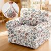 imageHVERSAILTEX Printed Chair Covers for Living Room Floral Pattern Sofa Slipcovers Stretch Couch Covers Washable Couch Protector for DogsGarden BlissBlueChairCottage Charm