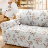 imageHVERSAILTEX Printed Chair Covers for Living Room Floral Pattern Sofa Slipcovers Stretch Couch Covers Washable Couch Protector for DogsGarden BlissBlueChairChic Bloomsom