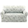 imageHVERSAILTEX Printed Chair Covers for Living Room Floral Pattern Sofa Slipcovers Stretch Couch Covers Washable Couch Protector for DogsGarden BlissBlueChairGarden Blisssage
