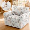 imageHVERSAILTEX Printed Chair Covers for Living Room Floral Pattern Sofa Slipcovers Stretch Couch Covers Washable Couch Protector for DogsGarden BlissBlueChairChic Bloomsom