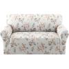 imageHVERSAILTEX Printed Chair Covers for Living Room Floral Pattern Sofa Slipcovers Stretch Couch Covers Washable Couch Protector for DogsGarden BlissBlueChairChic Bloomsom